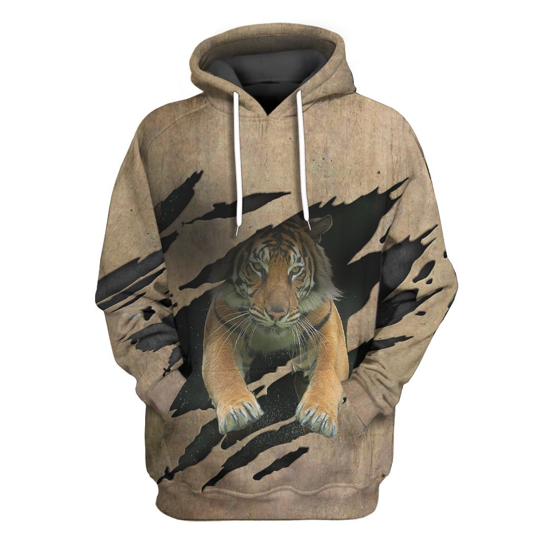 3D Tiger Tshirt Hoodie Apparel