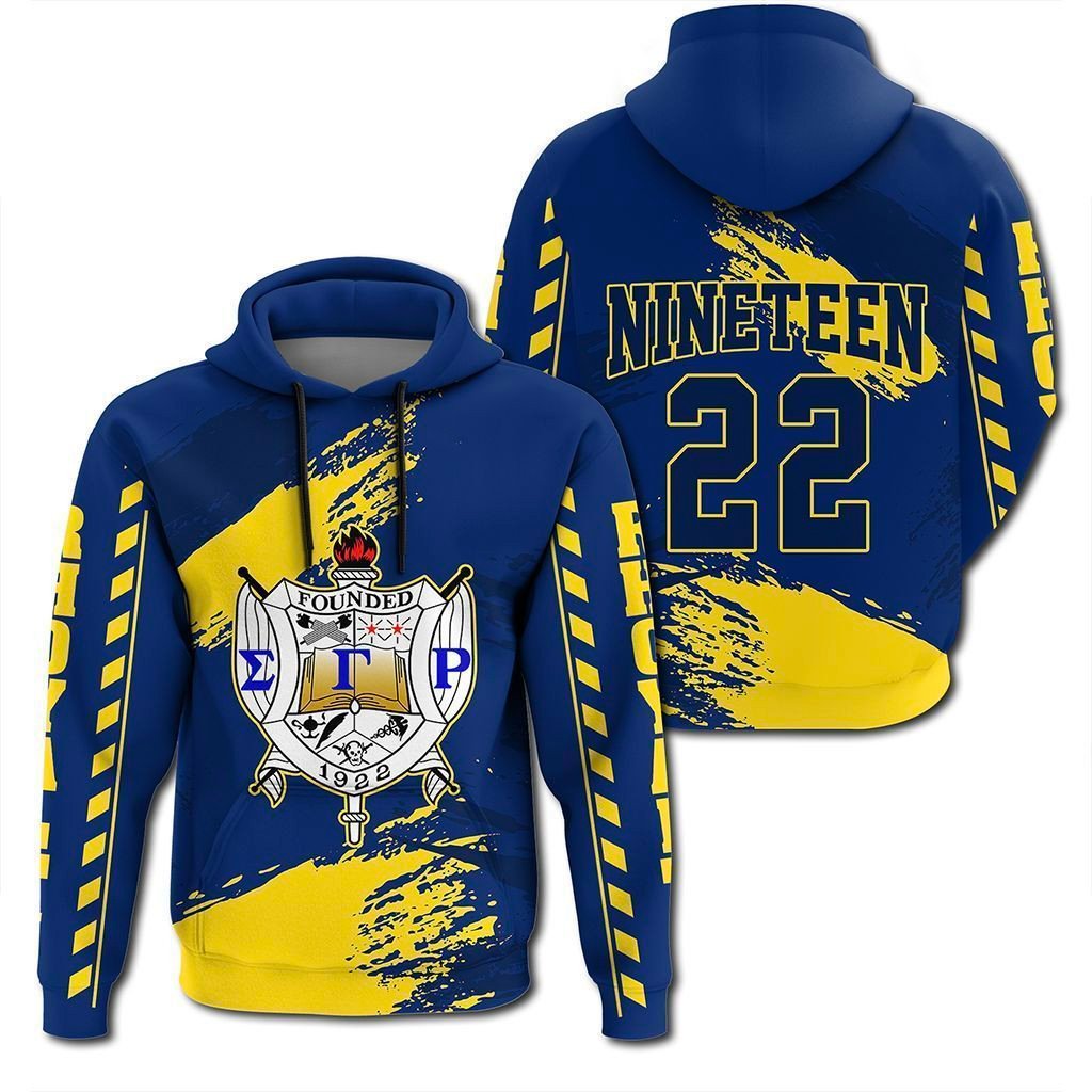 Wonder Print Hoodie – Sigma Gamma Rho Nineteen Hoodie