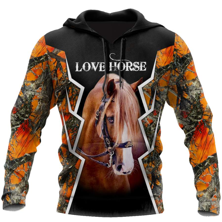 American Quarter Horse Camo 3D All Over Printed Shirts For Men And Women TR1712201CL