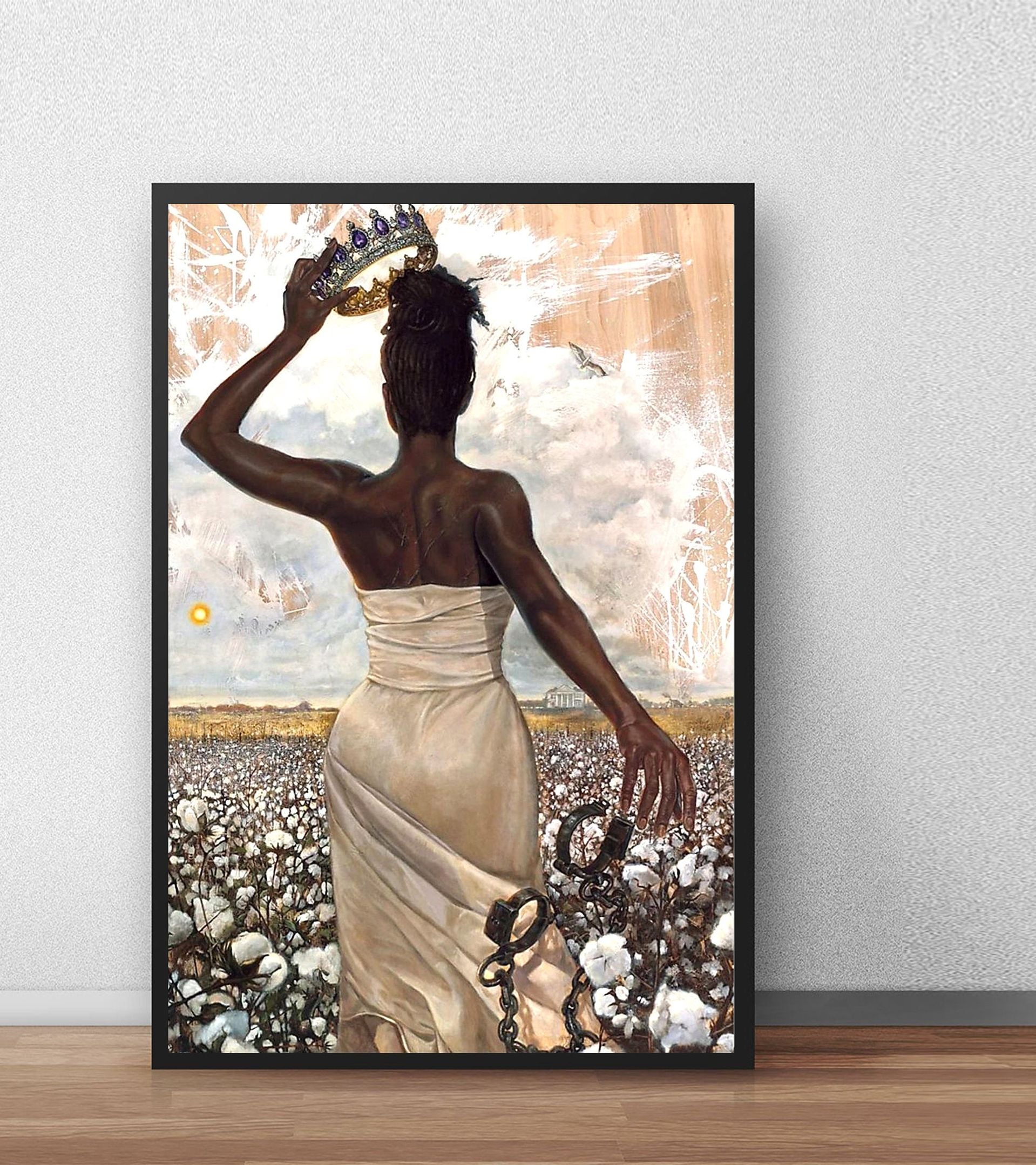 Black Girl Magic African American Black Queen Black Woman P Poster Canvas Poster Canvas