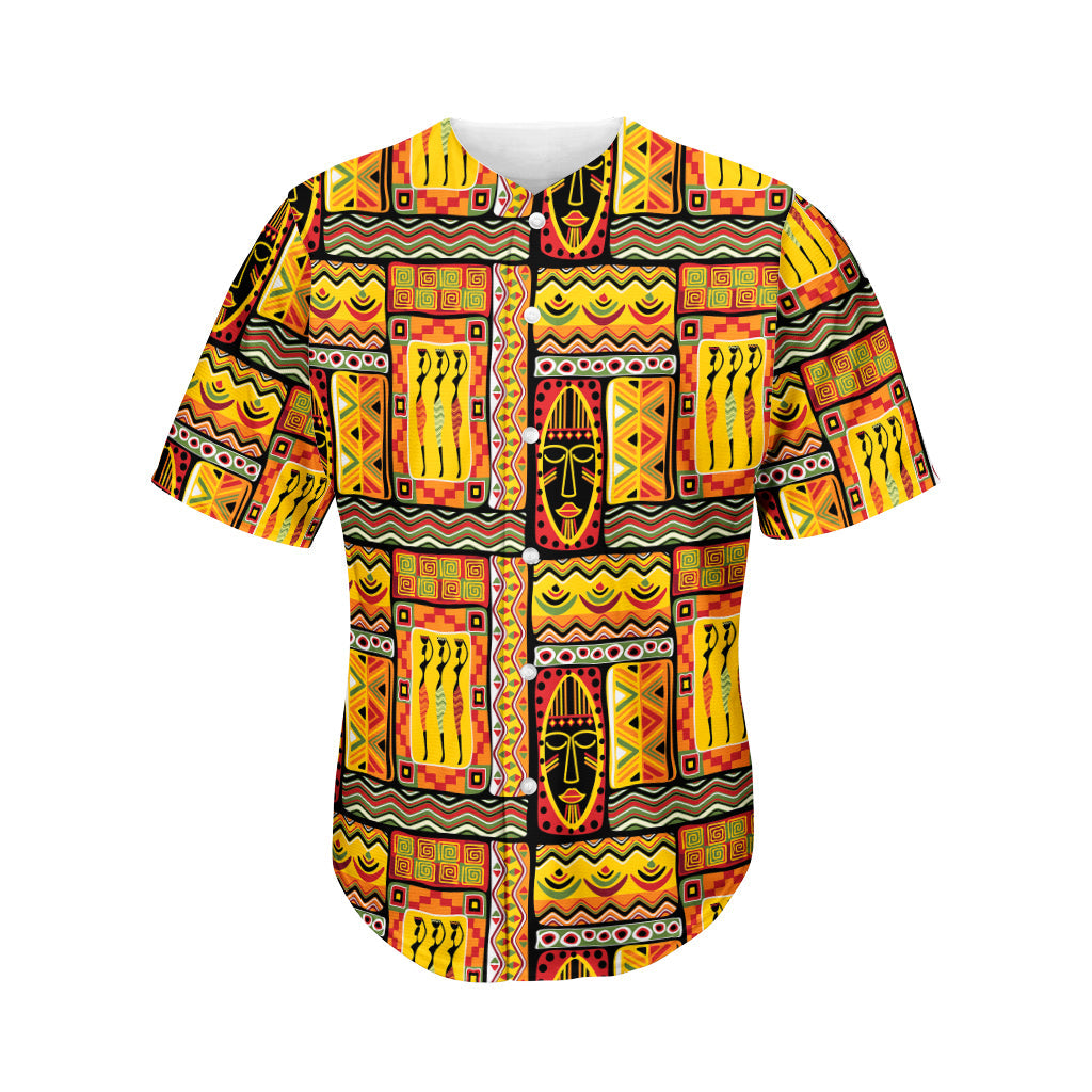 Sunset Ethnic African Tribal Print Men’S Baseball Jersey 3D Print