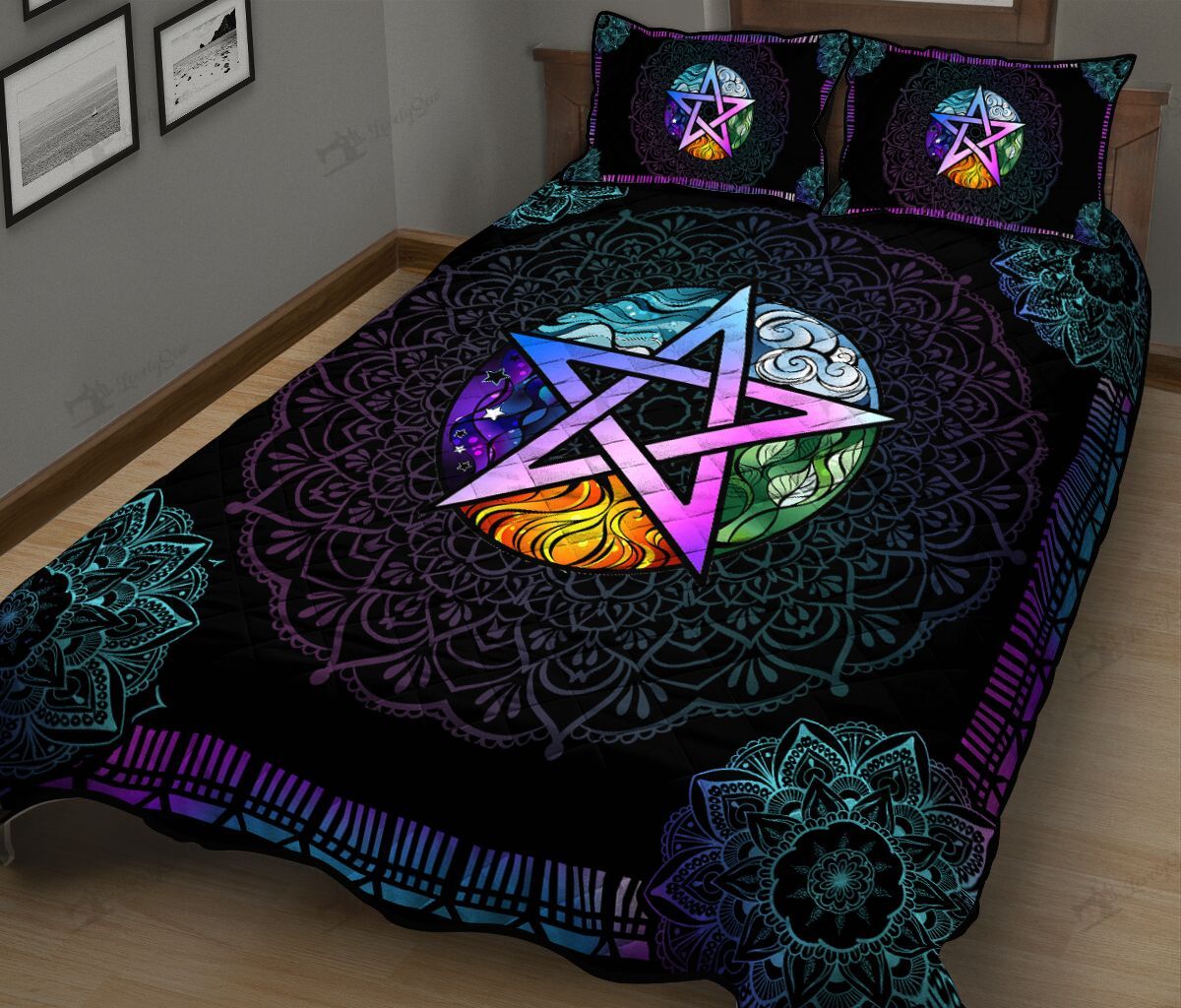 Wicca Quilt Bed Set & Quilt Blanket BIE20120501-BIQ20120501