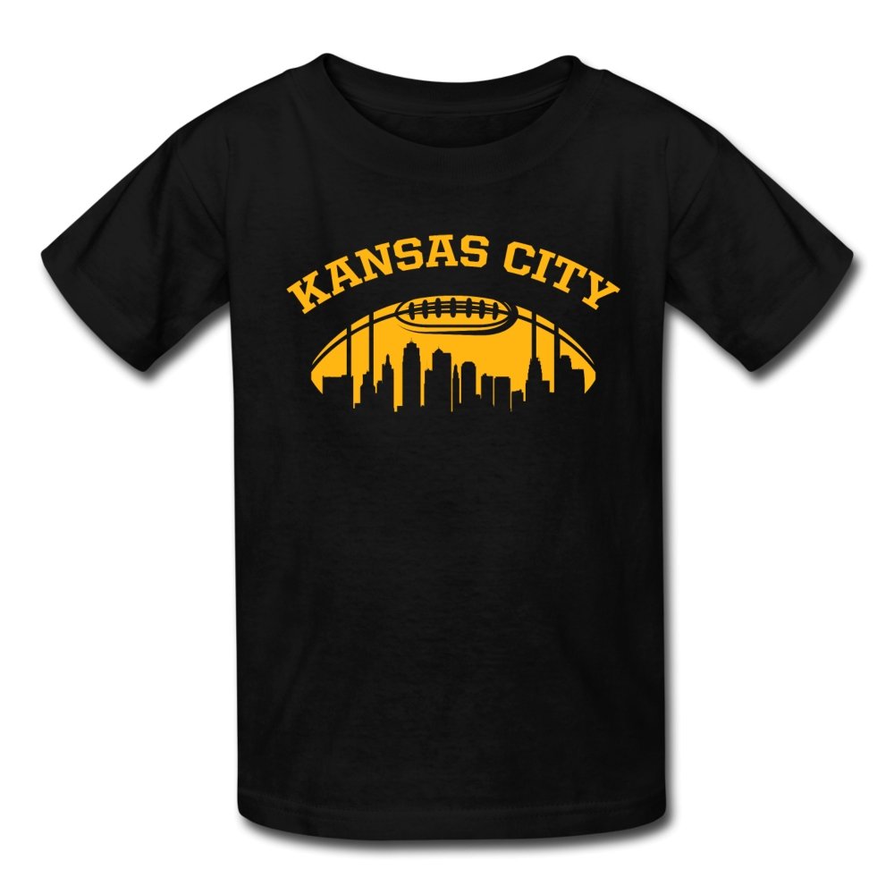 Kansas City Skyline – Kansas City Football – Kids’ T-Shirt