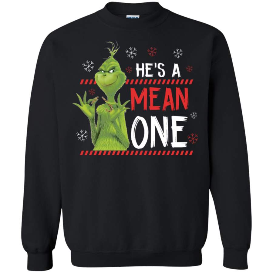 The Grinch He’s A Mean One Ugly Christmas Sweatshirt