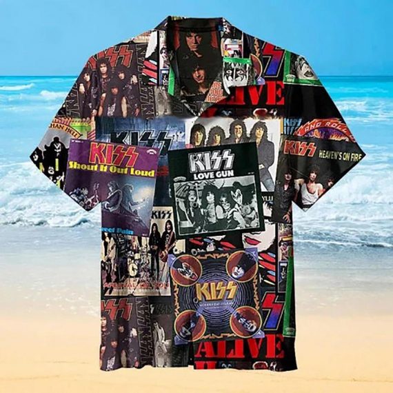 Kiss Rock Band Hawaiian Shirt Aloha Beach Holiday Ha40529