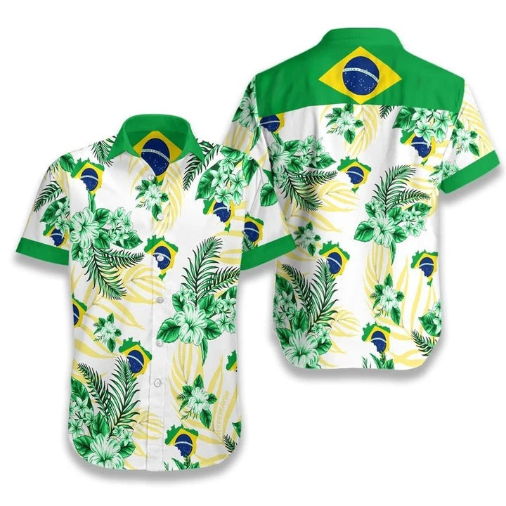 Brazil Proud Tropical Hawaii Shirt 131 Aloha Shirts Ha78173