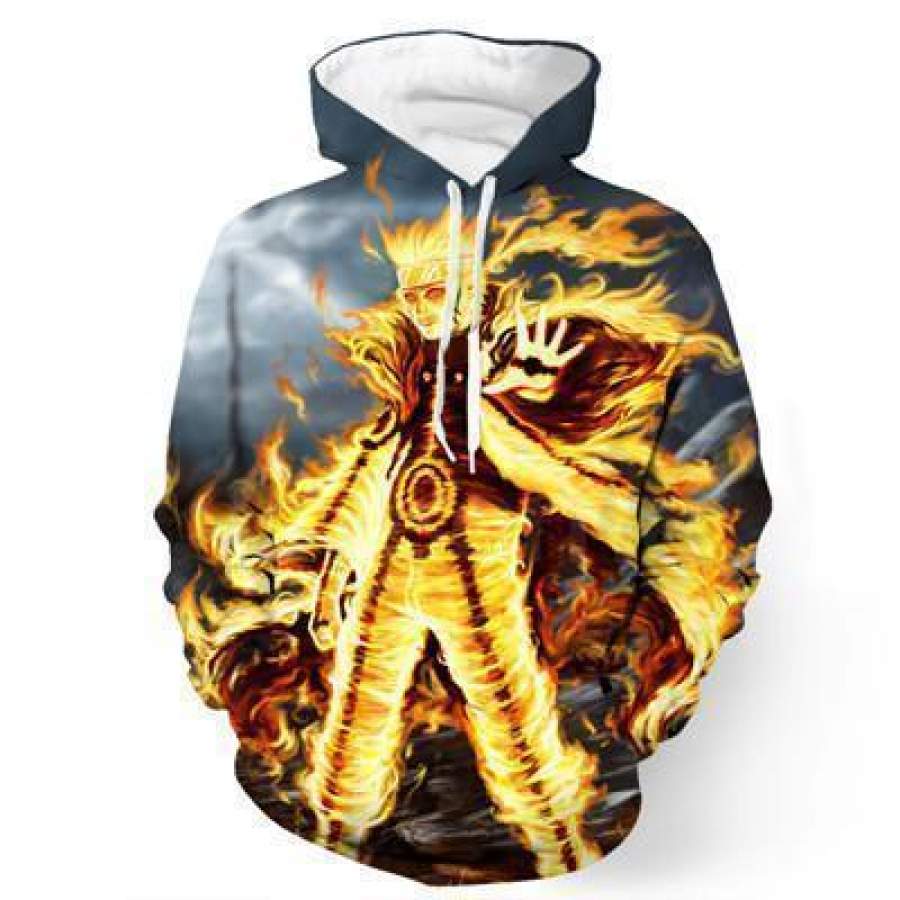 Hokage 3D hoodie - Naruto Hoodie