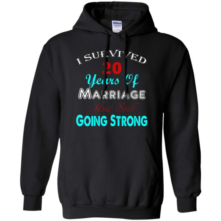 20th Wedding Anniversary t shirt Marriage Husband Wife Couple Hoodie