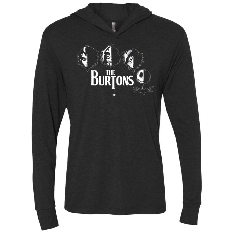 The Burtons Triblend Long Sleeve Hoodie Tee