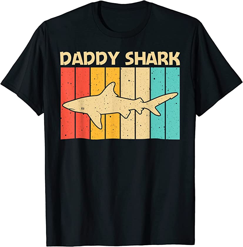 Cool Shark Design For Men Boys Dad Shark Ocean Animal Lovers T-Shirt