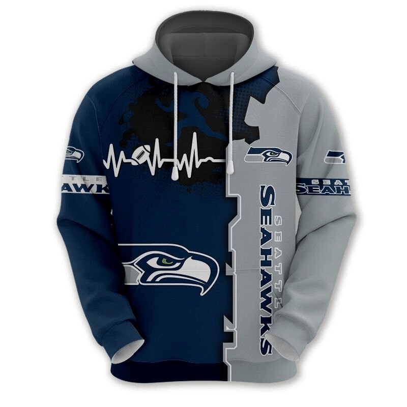 Seattle Seahawks 7 Unisex 3D Hoodie Gift For Fans