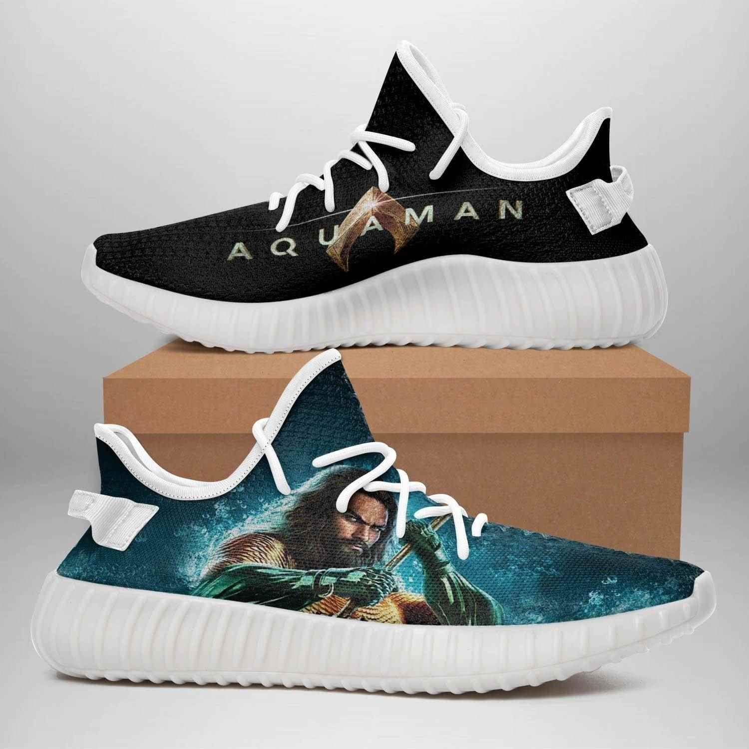 Aquaman Yeezy Boost Shoes Sport Sneakers – Yeezy Shoes