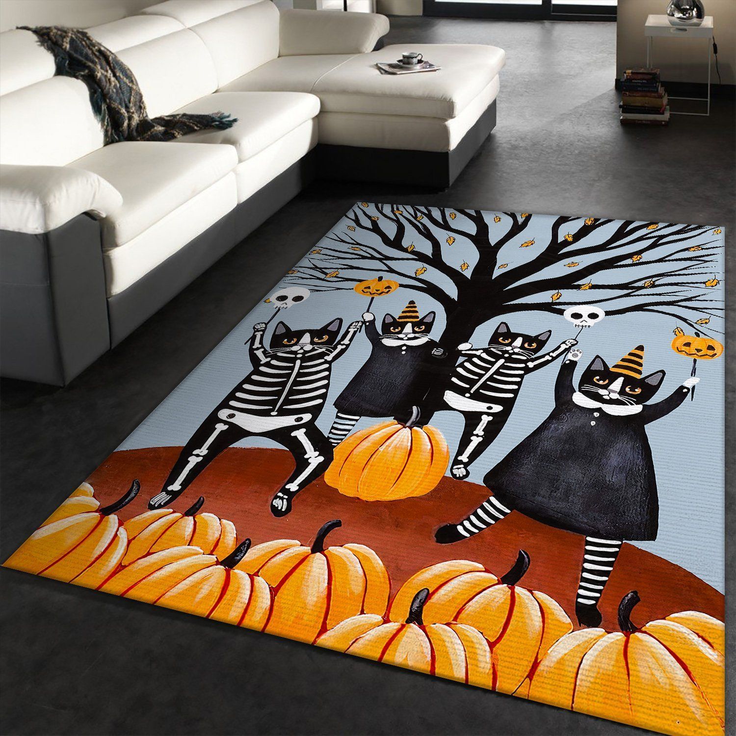 Cat Halloween HM230806M Rug The US Decor