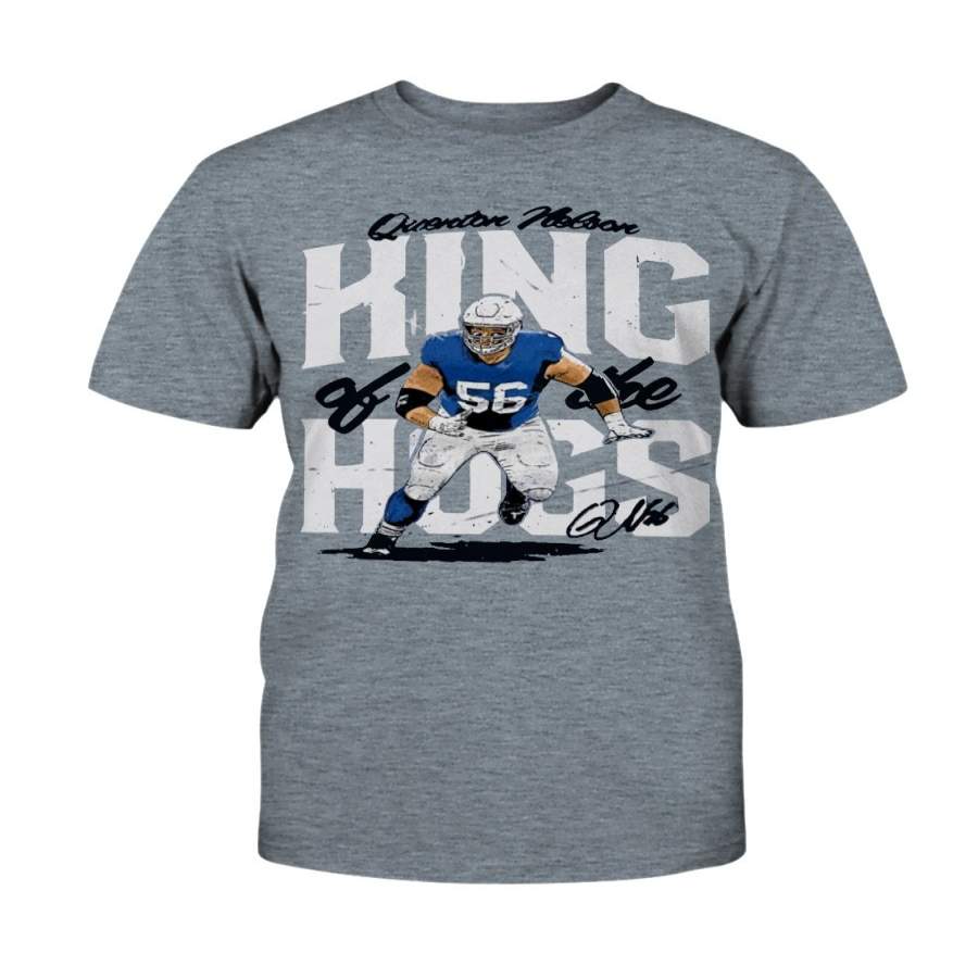 QUENTON NELSON KING OF THE HOGS Shirt – King of Hogs Shirt Zak Keefer