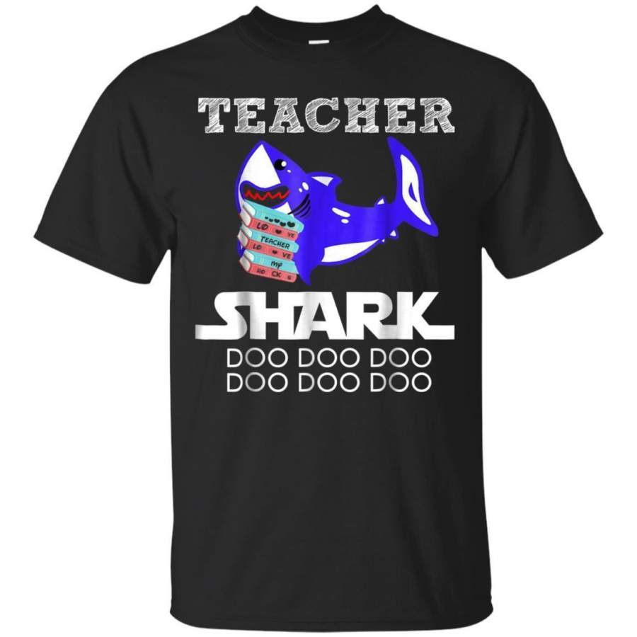 AGR Awesome Teacher Gifts School T Shirt Funny Shark Lover Jaq T-shirt