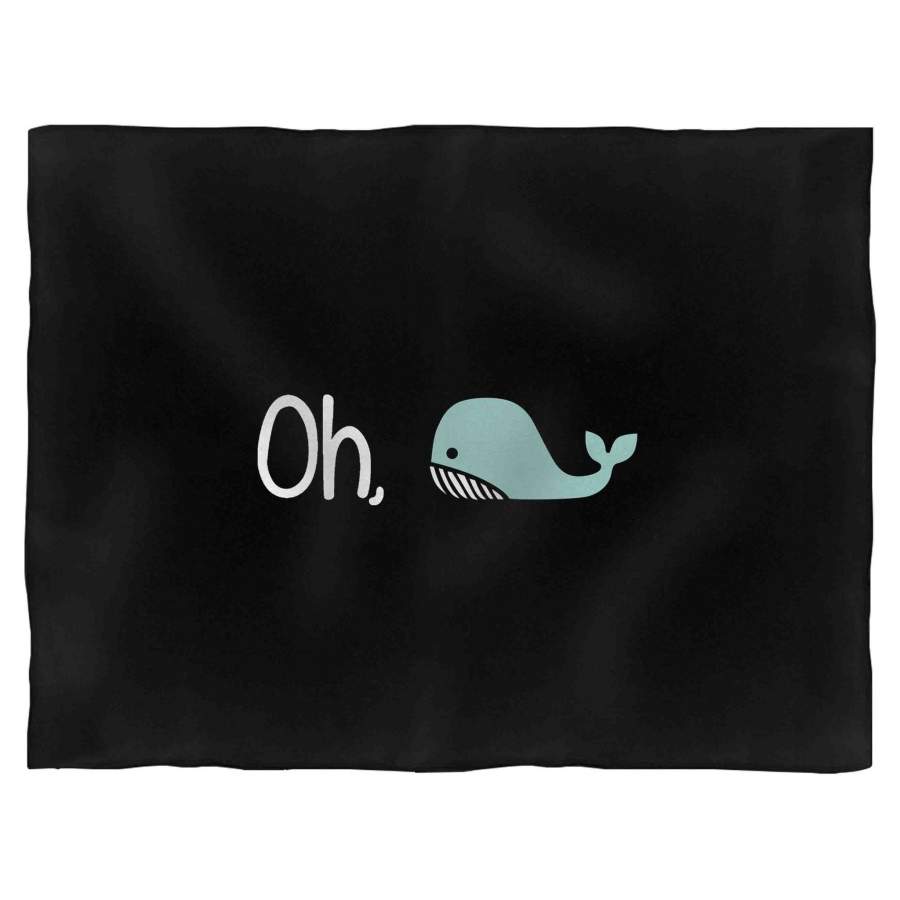 Oh, Whale Ocean Mermaid Hipster Blanket