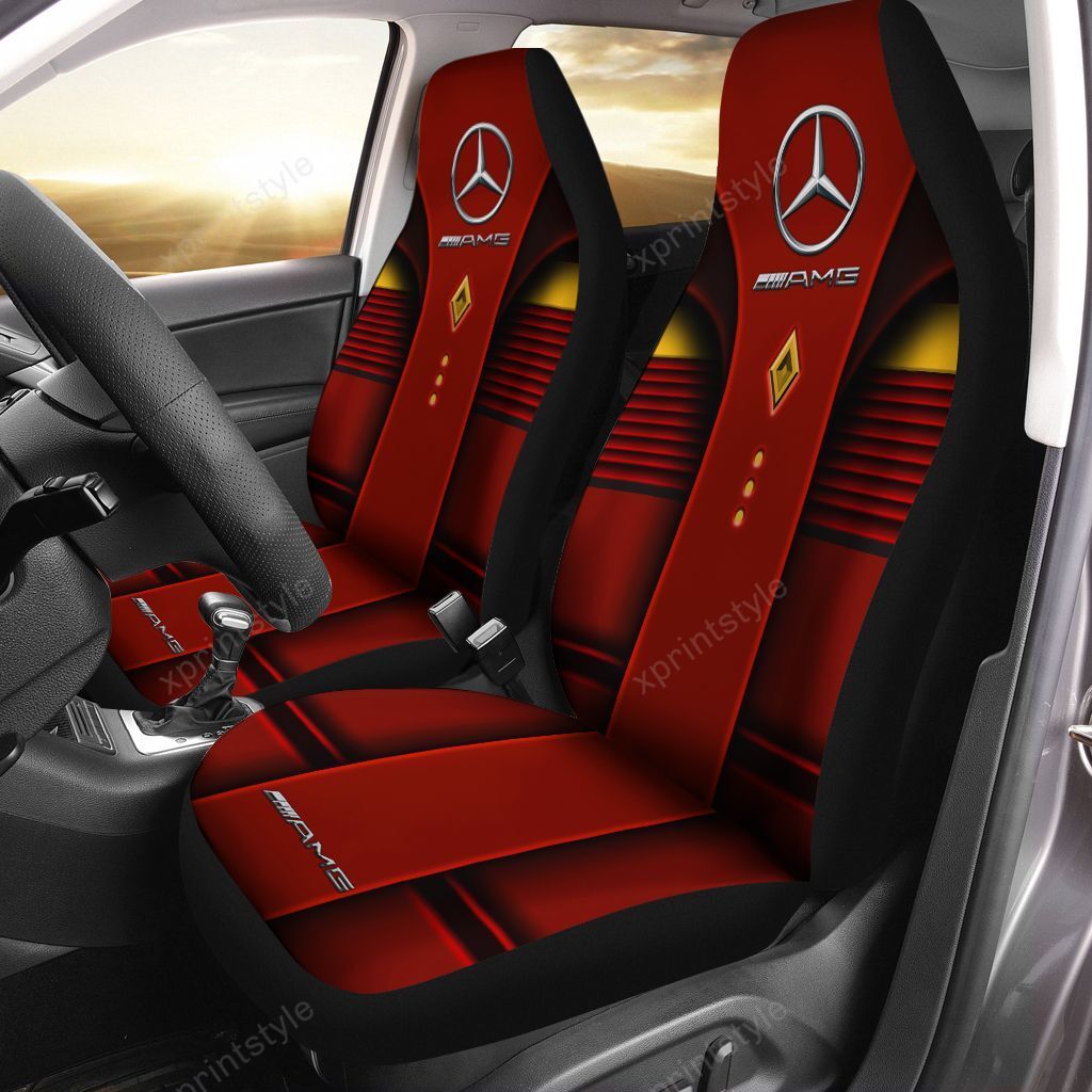 MERCEDES-BENZ AMG CAR SEAT COVER (SET OF 2) VER 1