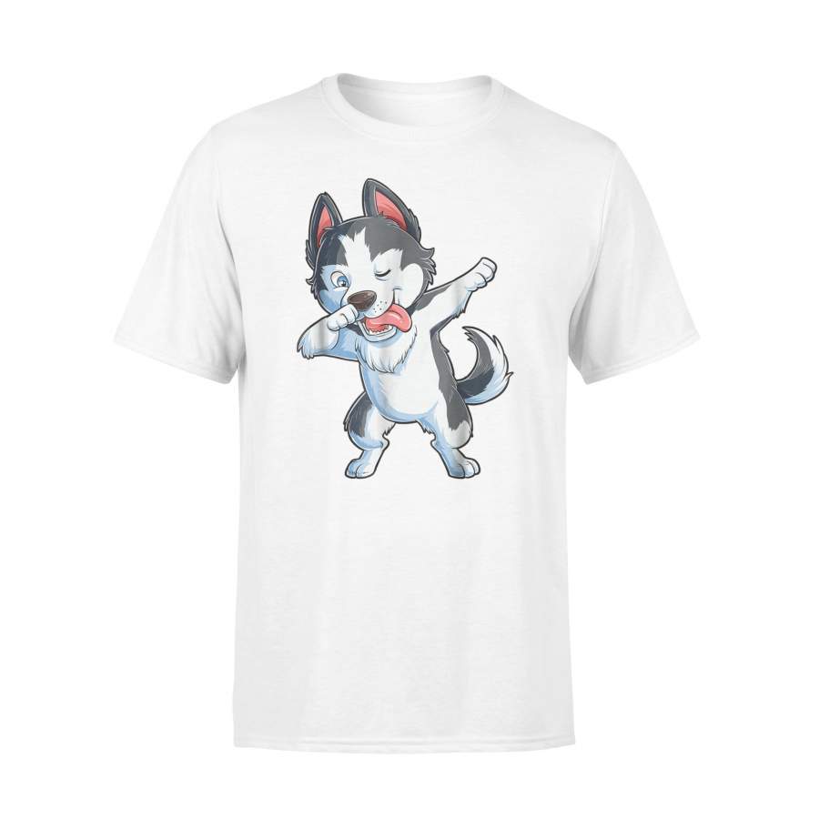 Dabbing Siberian Husky Boys Dab Dance Puppy Lover T Shirt