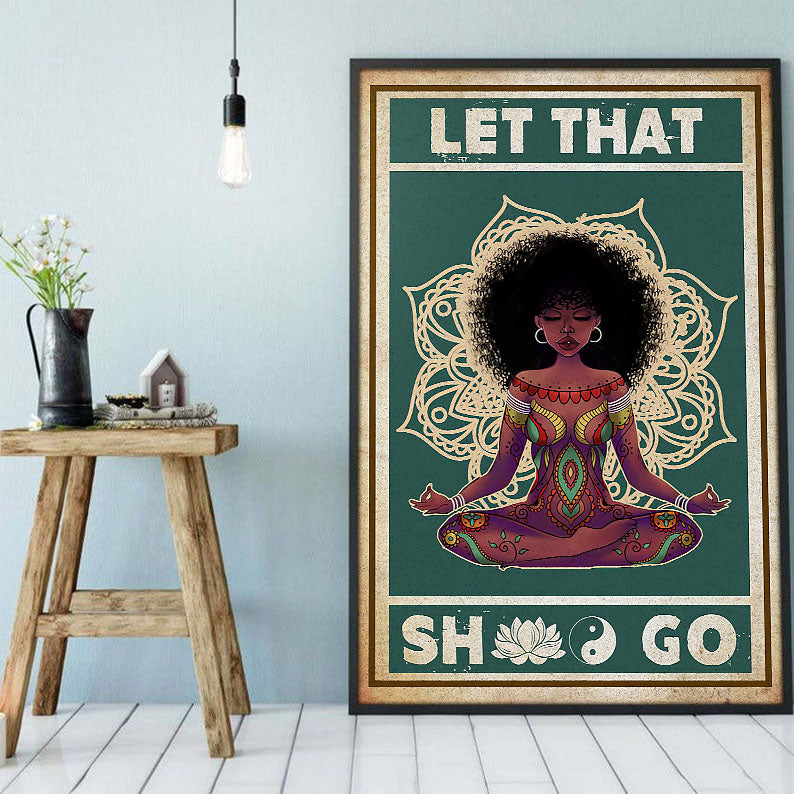 Afrocentric Canvas Trendy Black Poster Black Queen African Men Delightful Canvas Room Decor