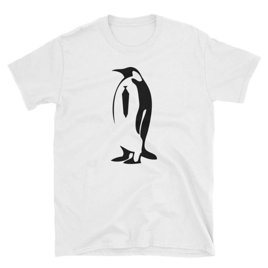 Banksy Inspired Penguin Wearing Tie T-Shirt