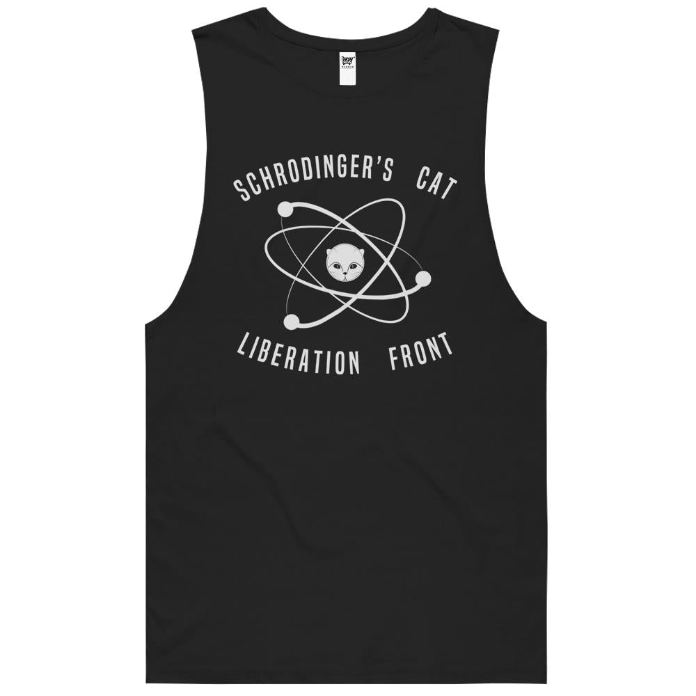 Schrodingers Cat Shirt, Atom Kitten Science Tee Apparel- Tank Top