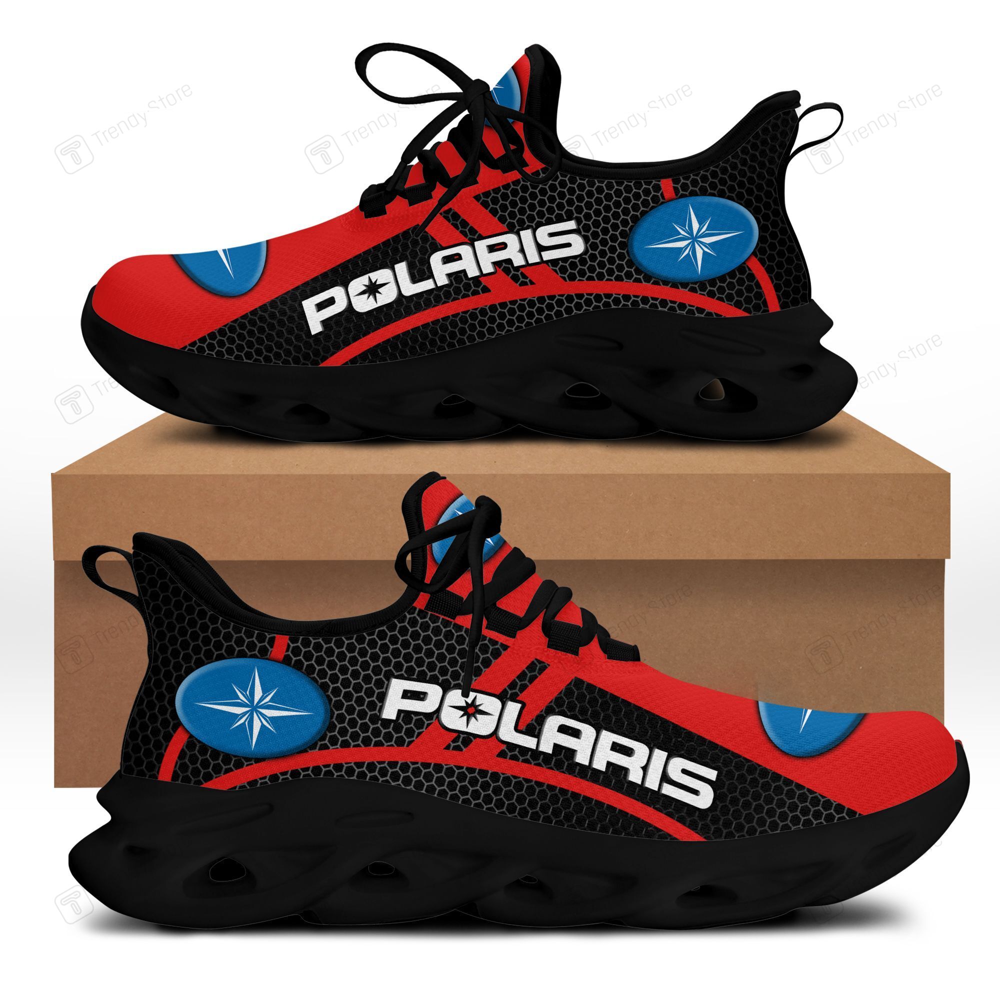 Polaris Bs Running Shoes Ver 1 (Red)