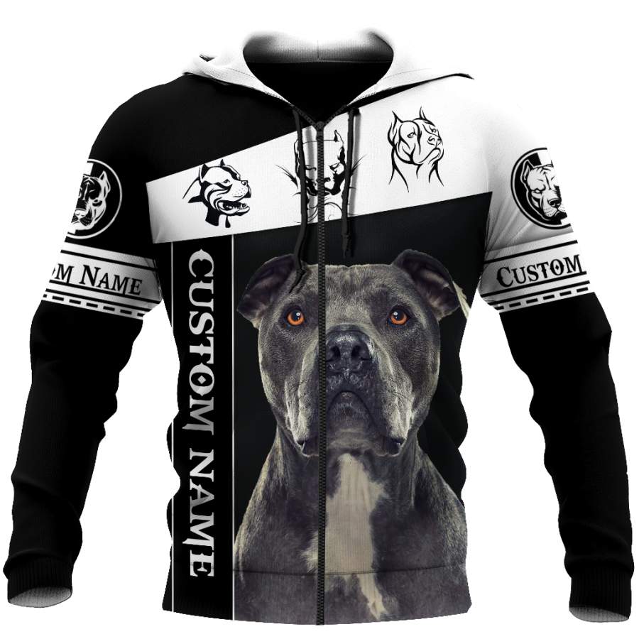 Save A Pitbull Euthanize A Dog Fighter Custom Name Hoodie Shirt for Men and Women HHT07102011