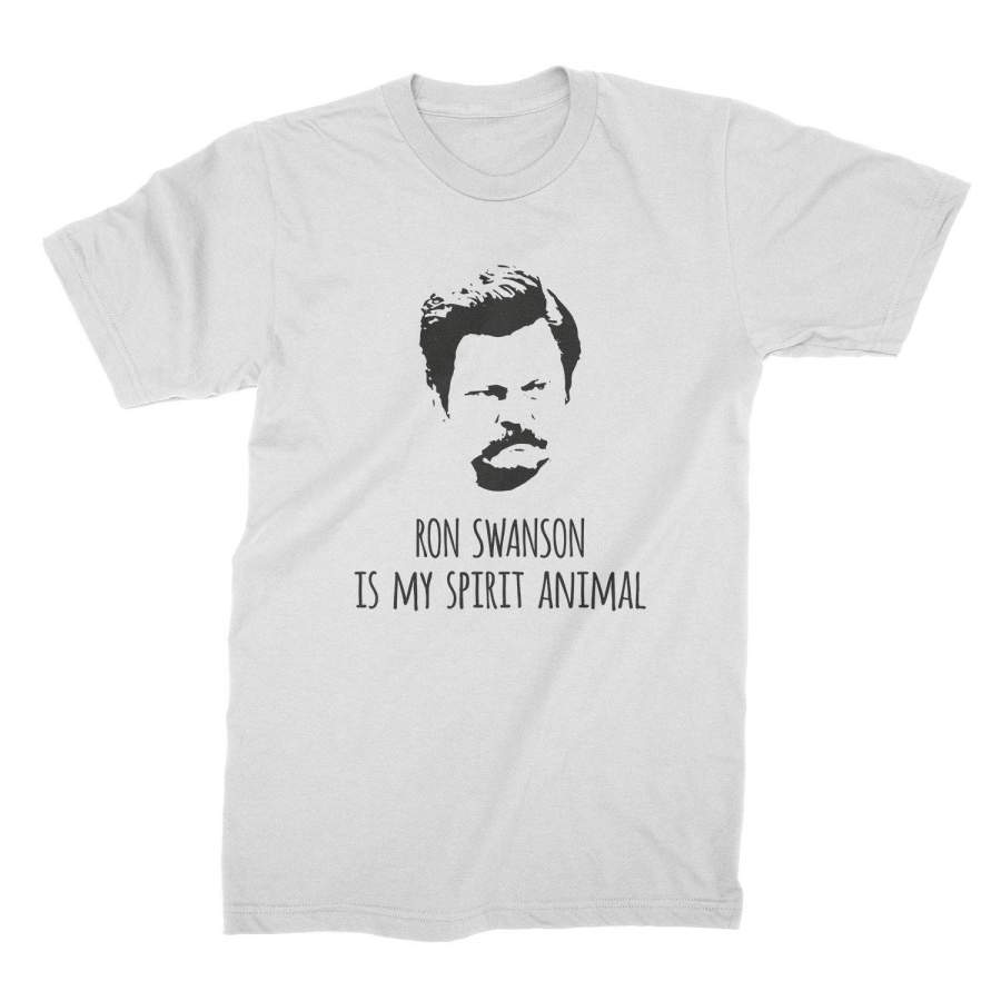 Ron Swanson Is My Spirit Animal T-Shirt Ron Swanson Shirt