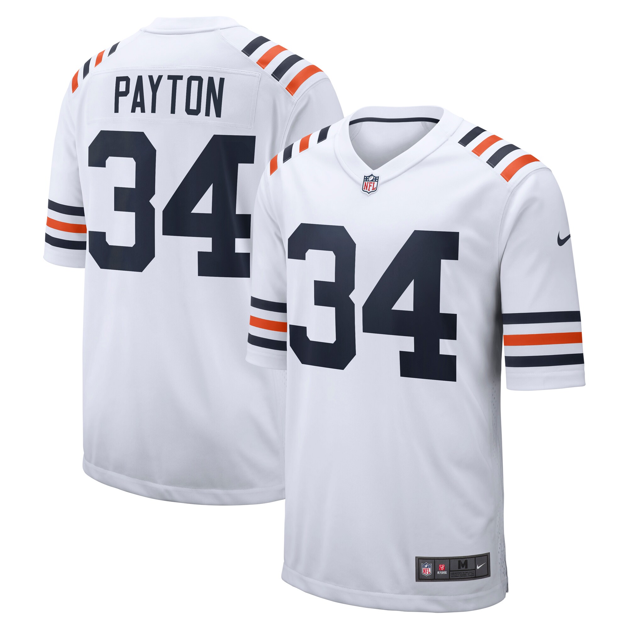 Walter Payton Chicago Bears Retired Player Game Jersey – White