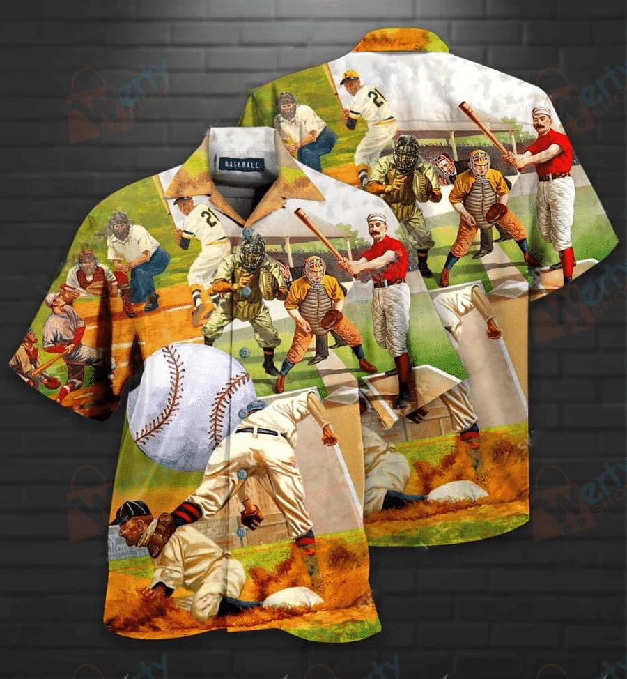 Playing Baseball Hawaii Shirt For Men And Women Ha91107