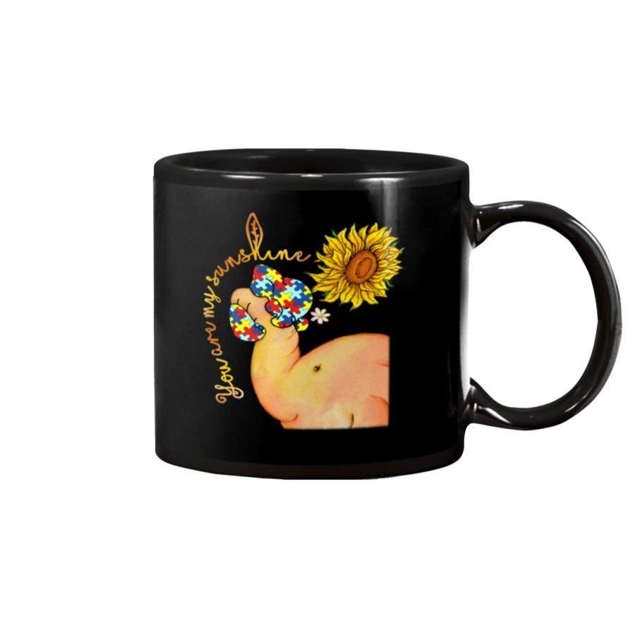 Autism Elephant- You Are My Sunshine Mug