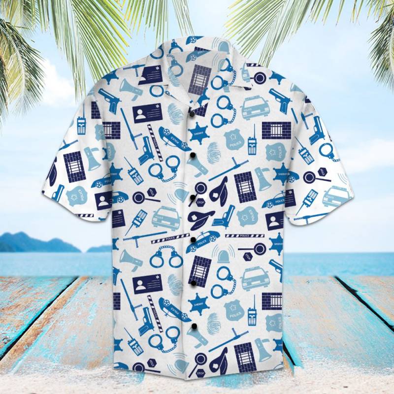 Amazing Police Hawaiian Shirt Ha52866