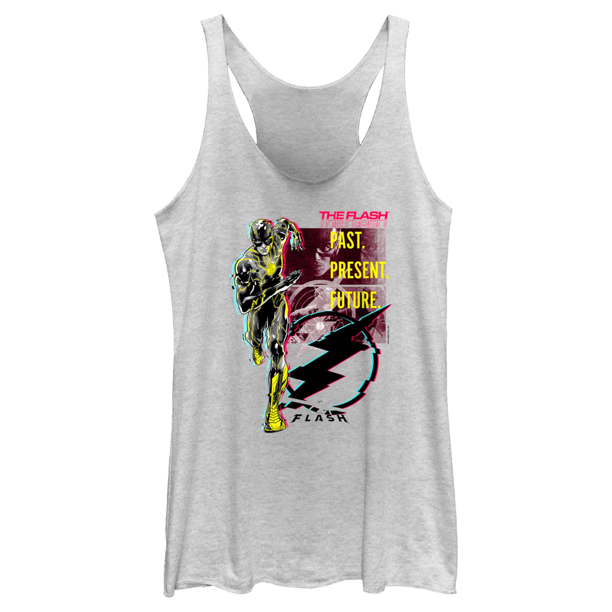 Women’S The Flash Barry Allen Glitch Racerback Tank Top