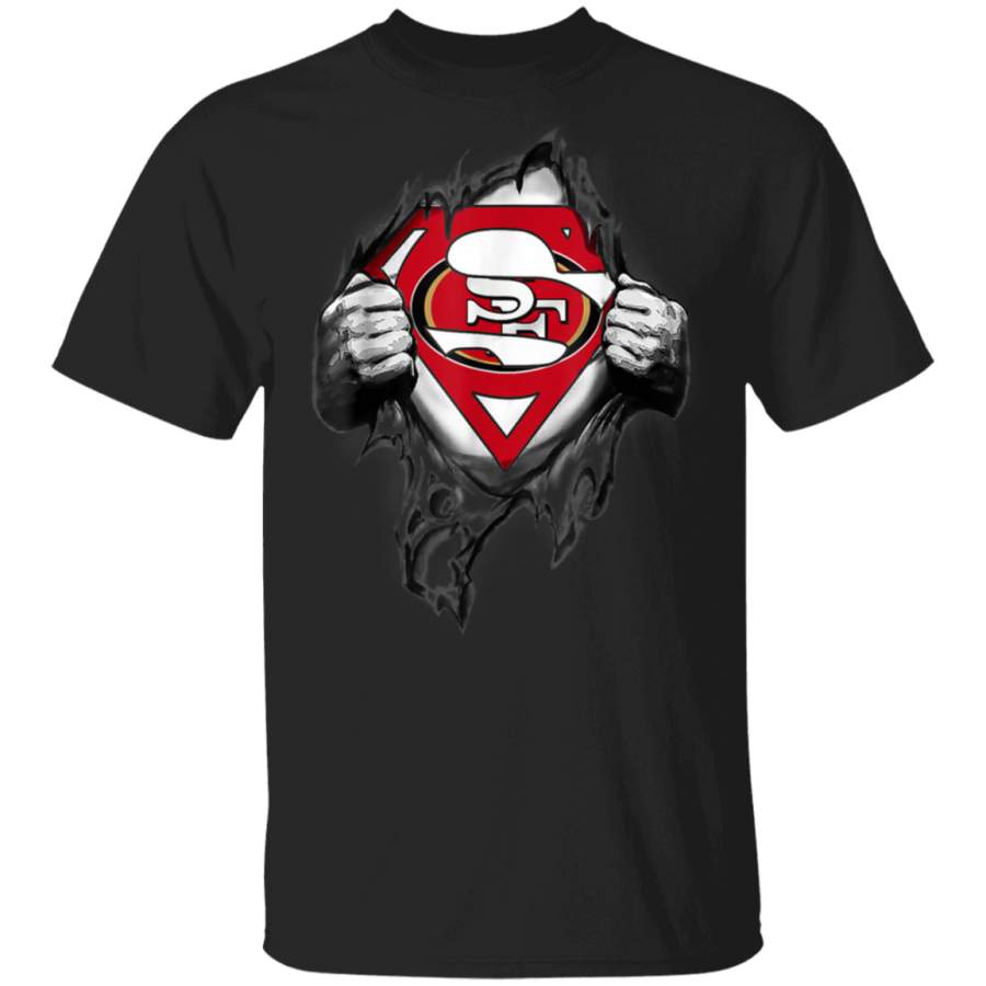 Merry Christmas Football Team Superhero SanFrancisco 49er Football Team T-Shirt