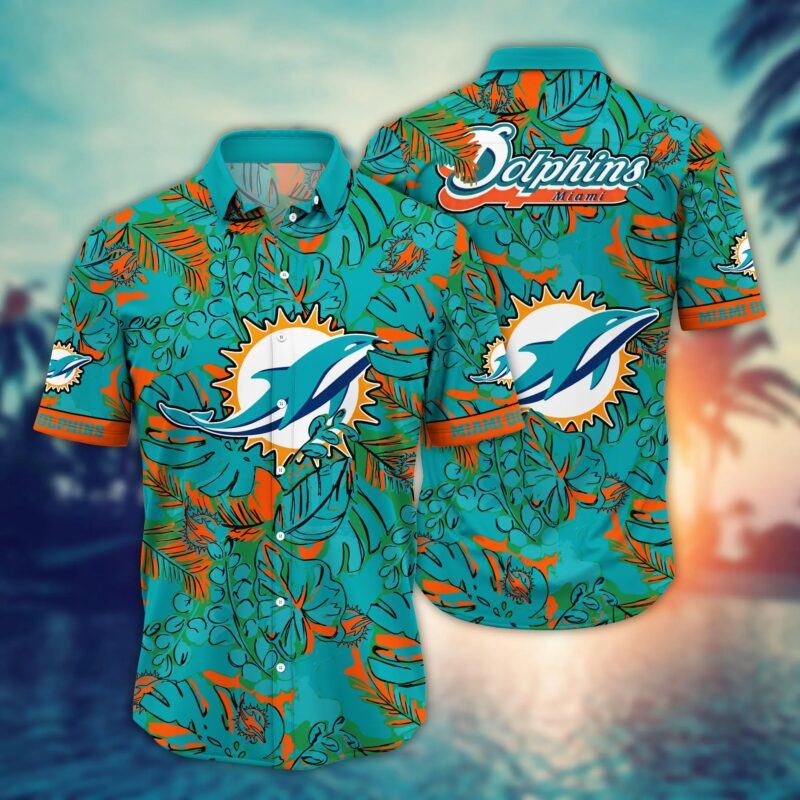 Miami Dolphins Nfl Flower Hawaii Shirt  Custom Summer Football V6