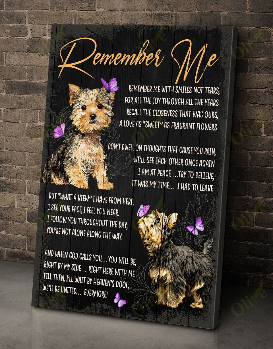 Yorkshire – Remember Me Canvas Wall Art Home Decor