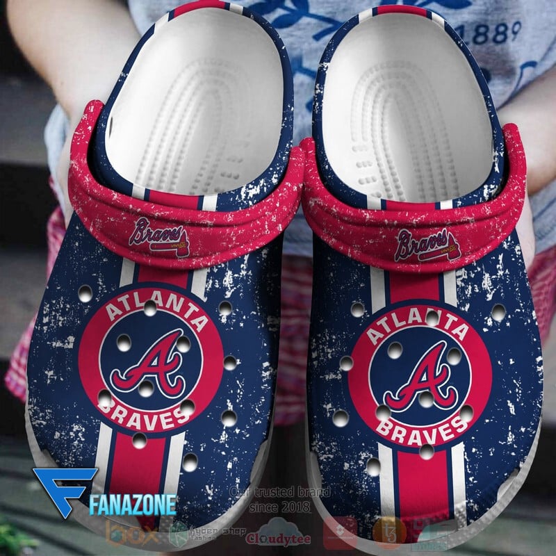 Atlanta Braves MLB Sport Crocss Clogs Crocband Shoes Comfortable For Men Women and Kids