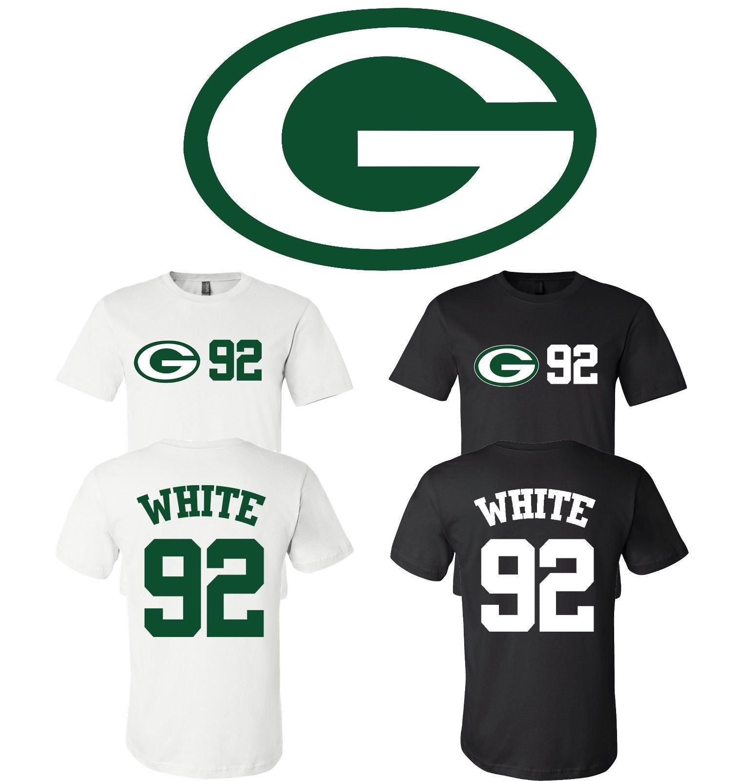 Reggie White #92 Green Bay Packers Jersey Player Shirt