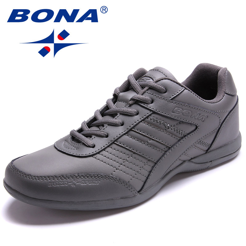 BONA New Popular Style Men Running Shoes Outdoor Walking Jogging Shoes Lace Up Sneakers Light Athletic Shoes Fast Free Shipping alx