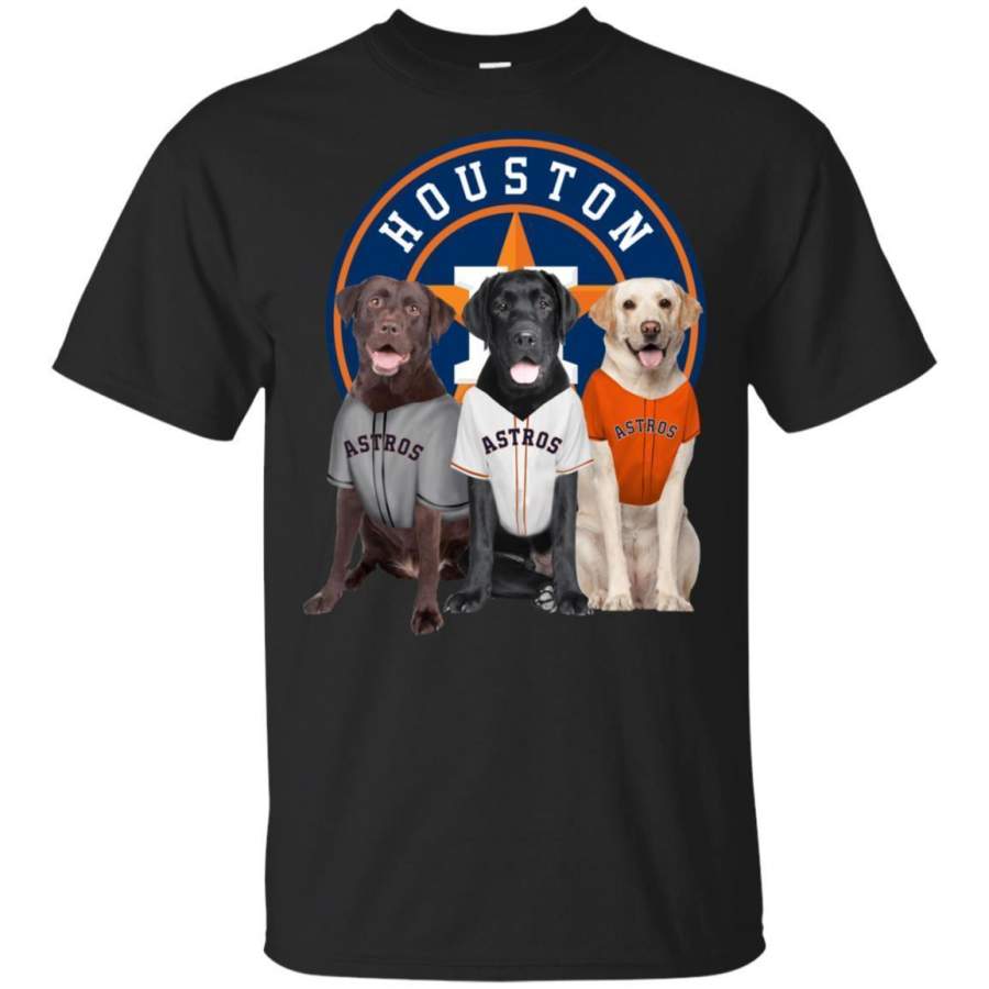 Labrador Retriever And Houston Astros Shirt Fan HT208