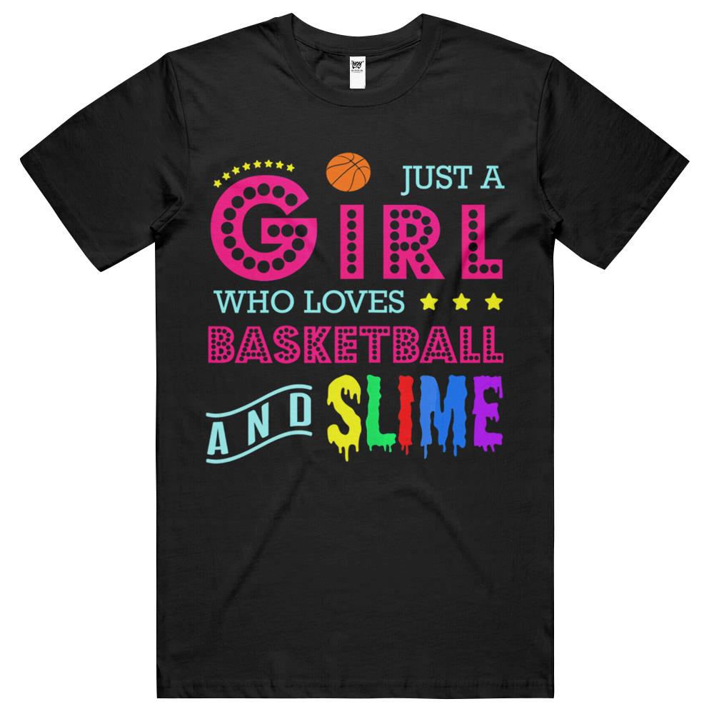 Basketball T Shirt – A Girl Who Loves Basketball And Slime T Shirts