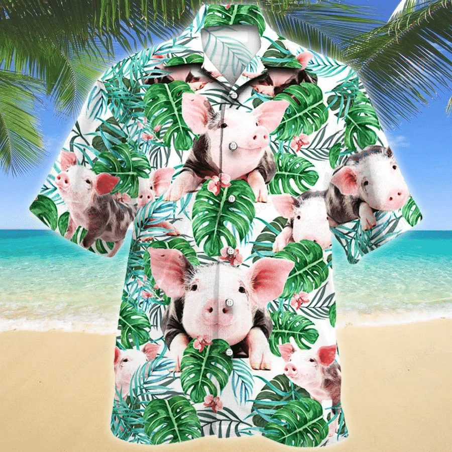 Tropical Pig Hawaii Shirt Ha77831