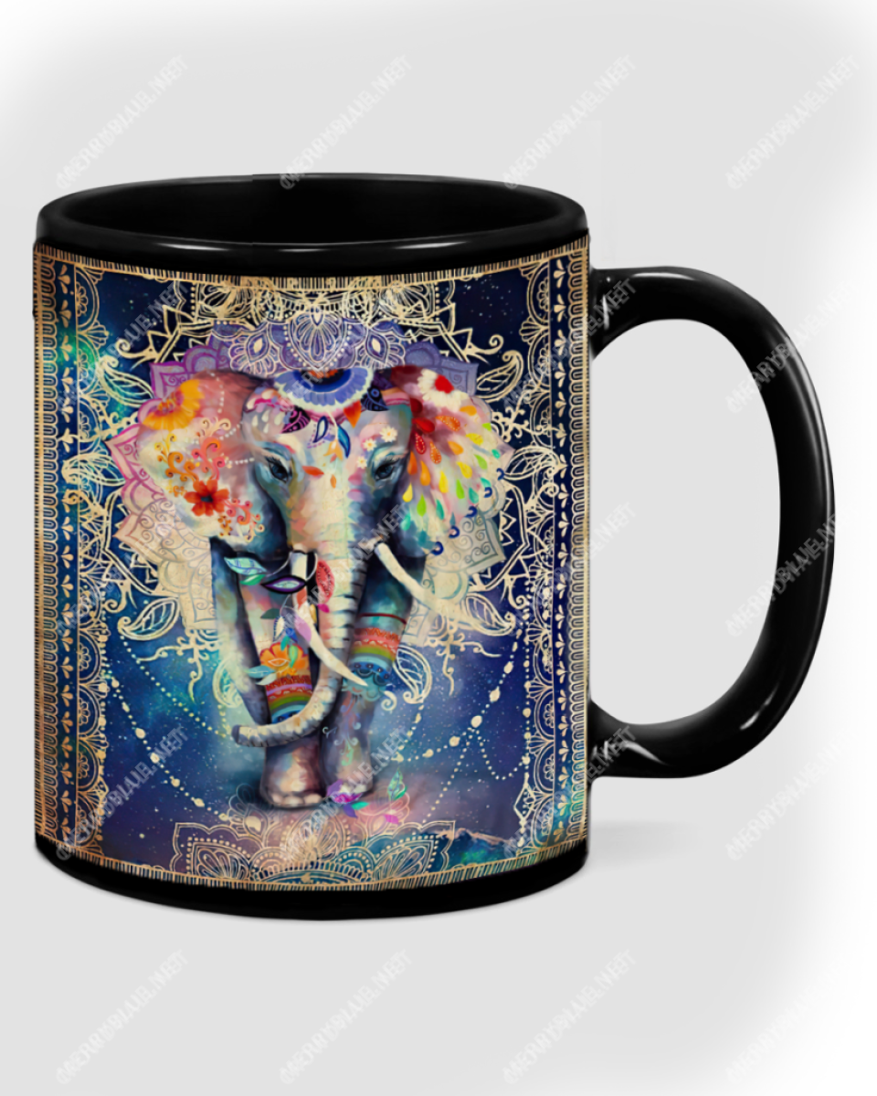 Beautiful Elephant Mandala Mug