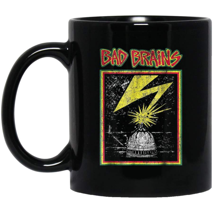 Politics Bad Brains Capitol Logo Vintage 11 oz Mug