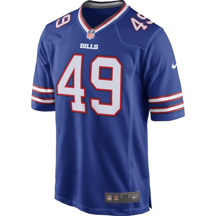 Tremaine Brandedmunds Buffalo Bills 2018 NFL Draft First Round Pick #2 Game Jersey – Royal