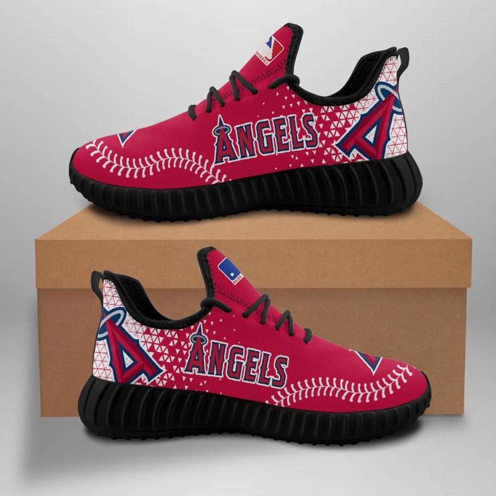 Los Angeles Angels Custom Shoes Sport Sneakers Baseball Yeezy Boost – Yeezy Shoes