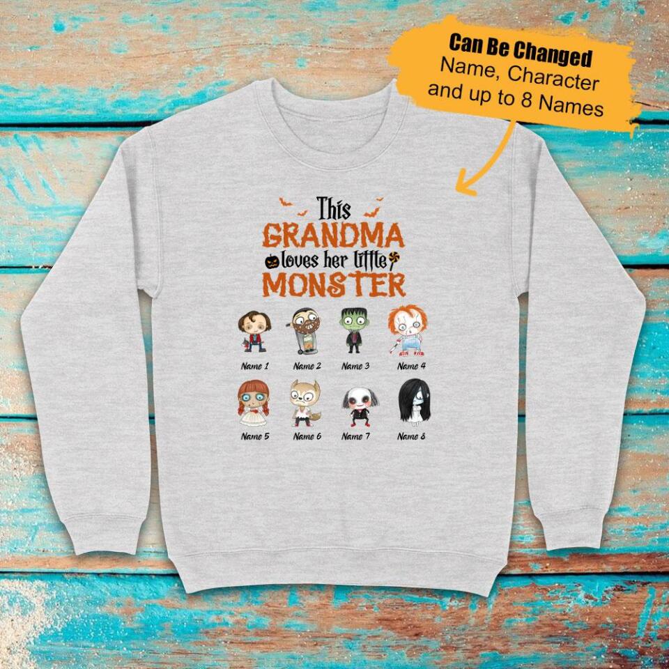 Personalized This Grandma Loves Her Little Monsters Sweatshirt – Trending Personalized