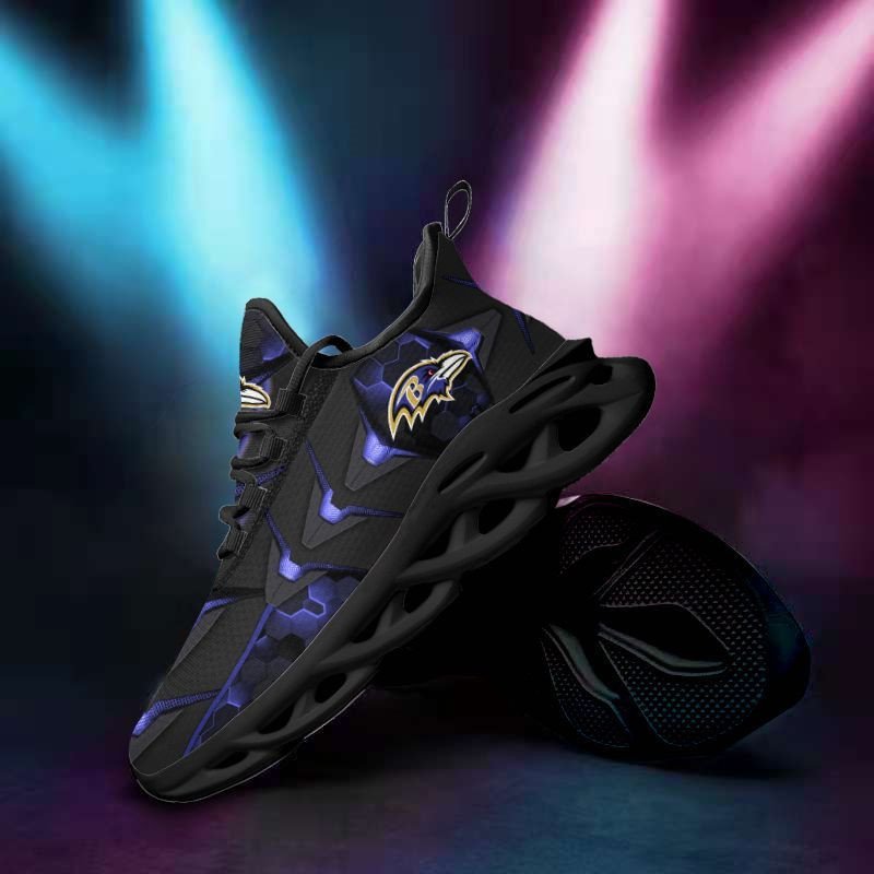 Baltimore Ravens Yezy Running Sneakers Art 1811