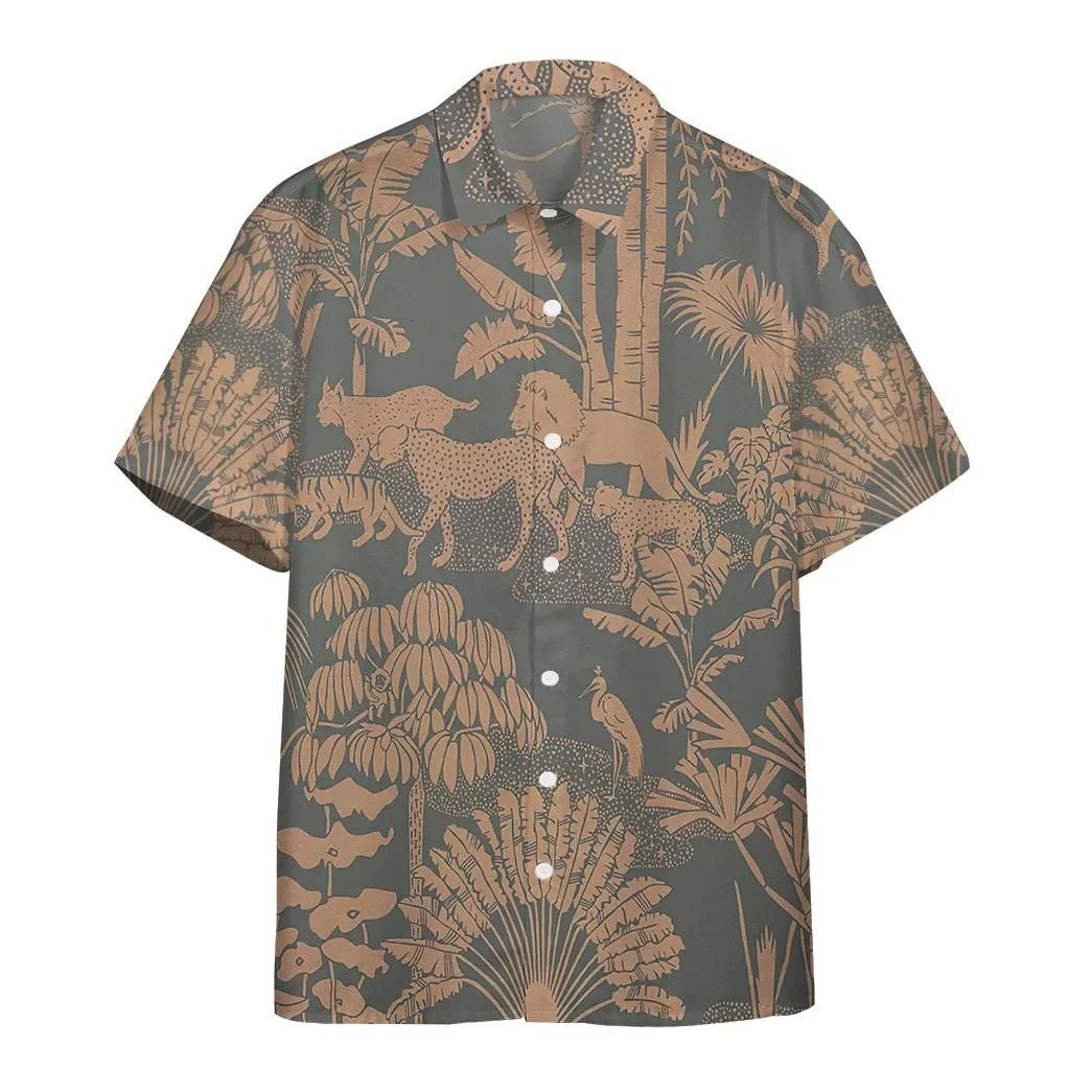 Jungle Dream Aloha Hawaii Shirt Colorful Short Sleeve Summer Beach Casual For Men And Women Ha97351