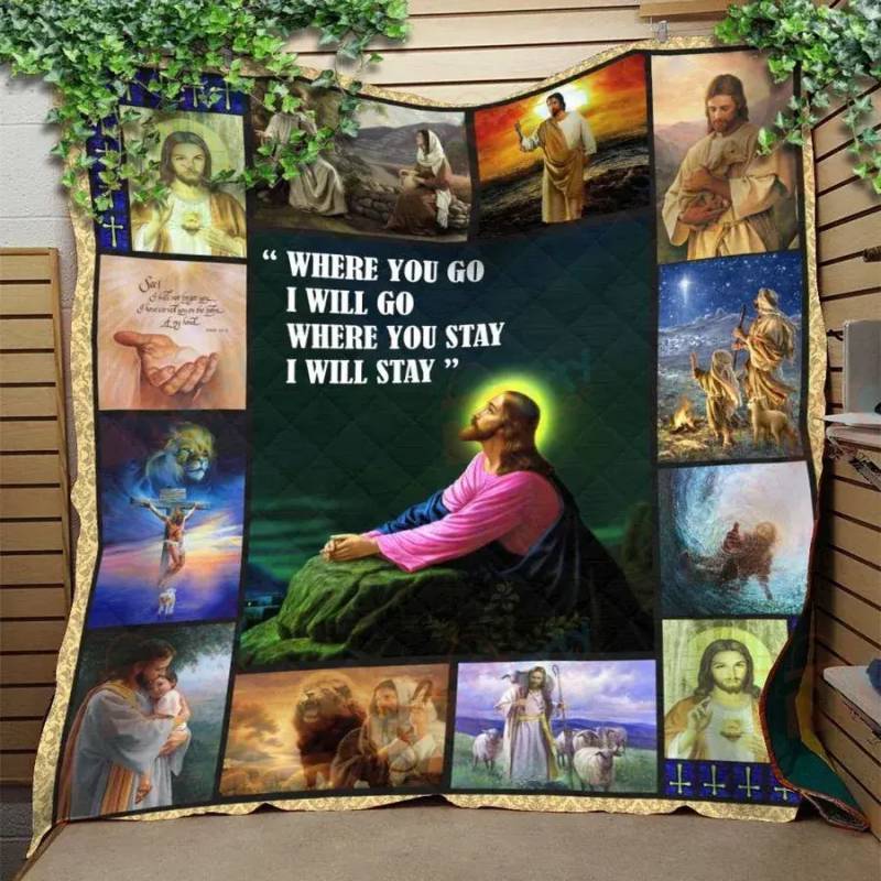 JESUS QUILT BLANKET